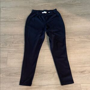Women with control navy knit pants medium tall